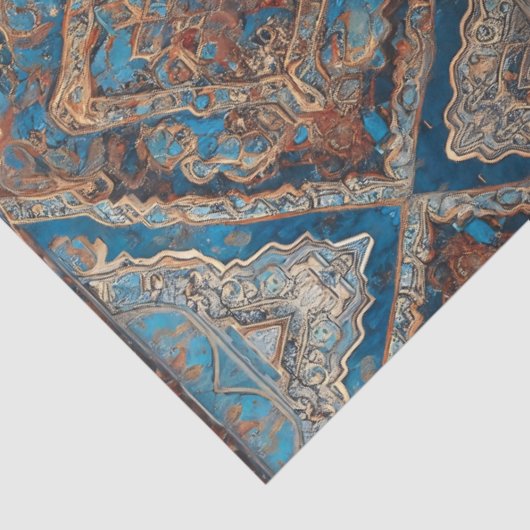 Persische Populäre schöne Sammlung alter Muster Seidenpapier (Ausschnitt)