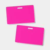 Persische Rose tief rosa Ausweis (Vorder- & Rückseite)