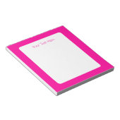 Persische Rose tief rosa Notizblock (angewinkelt)