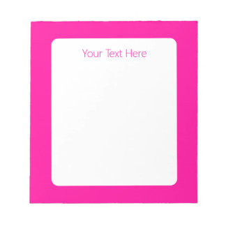 Persische Rose tief rosa Notizblock