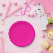 Persische Rose tief rosa Pappteller (Party)