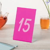 Persische Rose tief rosa Sockelschild (In SItu)