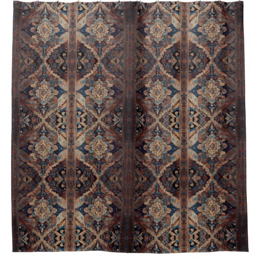 Persische schöne alte Muster Moderne Sammlung Duschvorhang (Vorderseite)