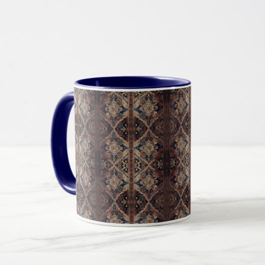 Persische schöne alte Muster Moderne Sammlung Tasse (Vorderseite Links)