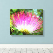 Persische Seidenbaum Blume Canvas Print Leinwanddruck (Insitu (Holzboden))