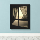 Persische Sicht auf den Golf Leinwanddruck (Insitu (Holzboden))