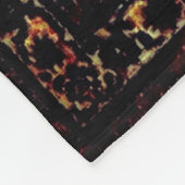 Persische Teppichkonstruktion in Rose Fleecedecke (Ecke)