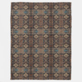 Persische trendy Beautiful Old Pattern Collection Fleecedecke (Vorderseite)
