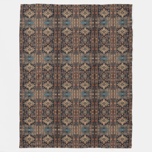 Persische trendy Beautiful Old Pattern Collection Fleecedecke (Vorderseite)