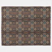Persische trendy Beautiful Old Pattern Collection Fleecedecke (Vorderseite (Horizontal))