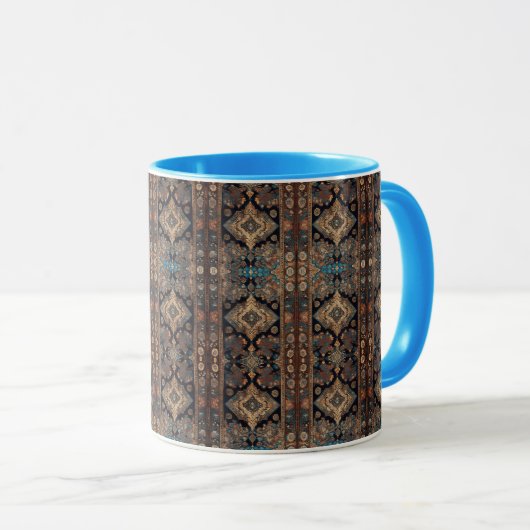 Persische trendy Beautiful Old Pattern Collection Tasse (VorderseiteRechts)