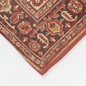Persische Vintage Wolldecke-feine mit Blumenkunst Fleecedecke (Ecke)