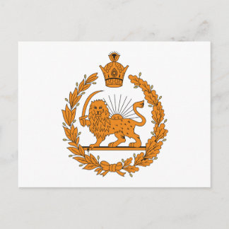 Persische Wappen Postkarte