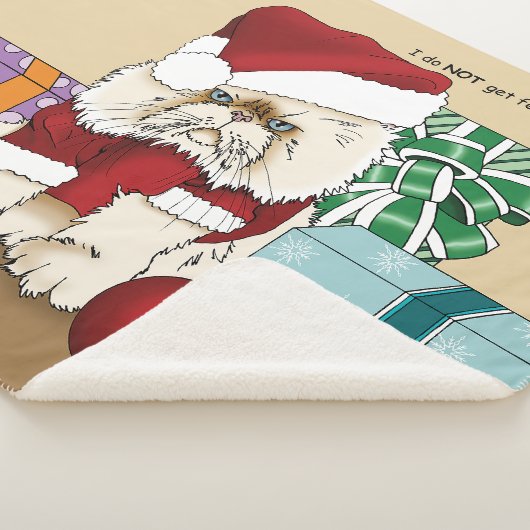 Persische Weihnachtskatze Sherpadecke (3/4)