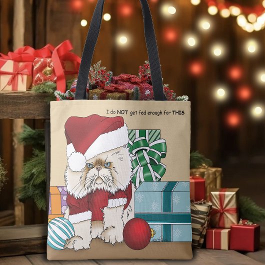 Persische Weihnachtskatze Tasche