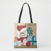 Persische Weihnachtskatze Tasche (Vorderseite)