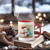 Persische Weihnachtskatze Tasse