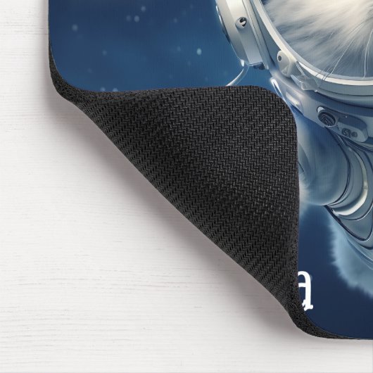 Persische Weltraumkatze Mousepad (Ecke)