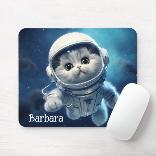 Persische Weltraumkatze Mousepad (Mit Mouse)