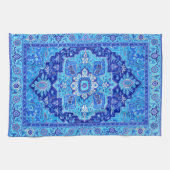 PERSISCHE WOLLDECKE - Blau Geschirrtuch (Horizontal)