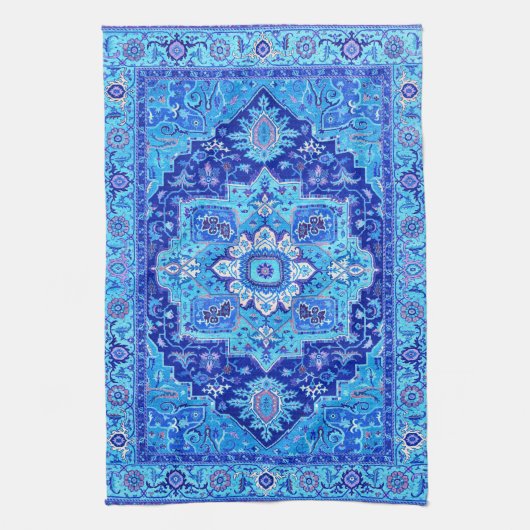 PERSISCHE WOLLDECKE - Blau Geschirrtuch (Vertikal)