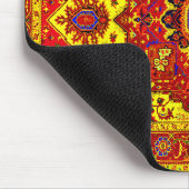 PERSISCHE WOLLDECKE - Rot u. Gelb Mousepad (Ecke)