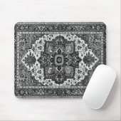 PERSISCHE WOLLDECKE - Schwarzes u. Weiß Mousepad (Mit Mouse)