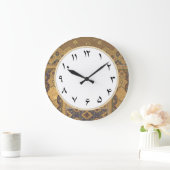 Persische Zahlen Farsi Uhr mit iranischen Zahlen (Zuhause)