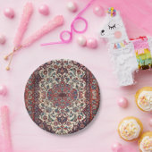 Persischer Blaucreme Pappteller (Party)