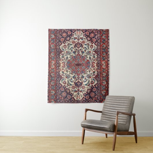 Persischer Blauer Krebs Wandteppich (Beispiel)