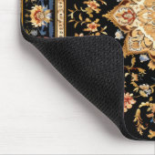 Persischer brauner Teppich Mousepad (Ecke)