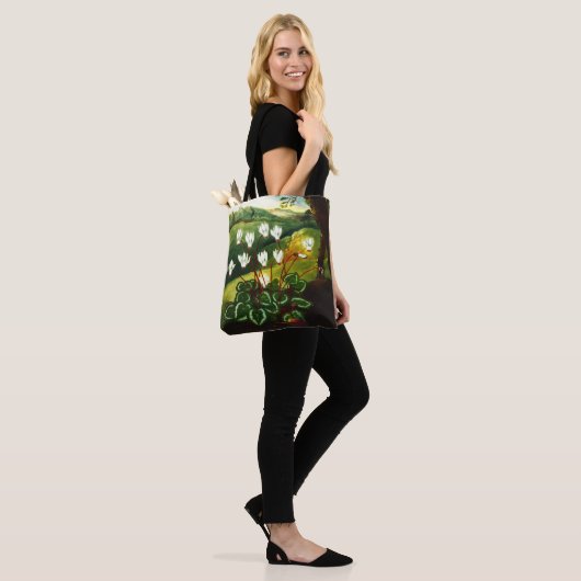 Persischer Cyclamen Tasche (Am Model)