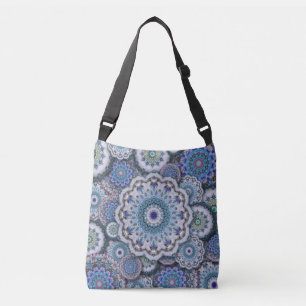 Persischer Damast Mosaik Blume Mandala elegant ele Tragetaschen Mit Langen Trägern