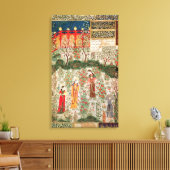 Persischer Garten, 15. Jahrhundert (mit Papier) Leinwanddruck (Insitu (Wohnzimmer))