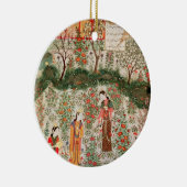 Persischer Garten, 15. Jahrhundert (w/c auf Keramikornament (Rechts)