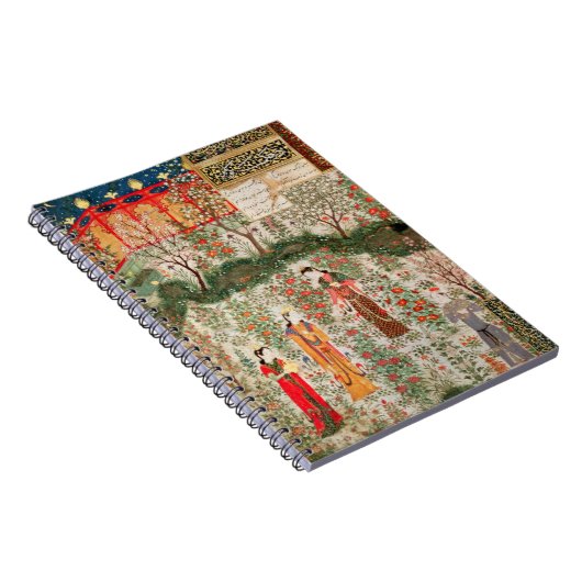 Persischer Garten, 15. Jahrhundert (w/c auf Notizblock (Rechte Seite)