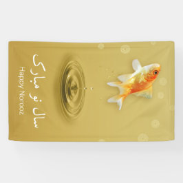 Persischer glücklicher Neujahr Noroz Fisch Banner