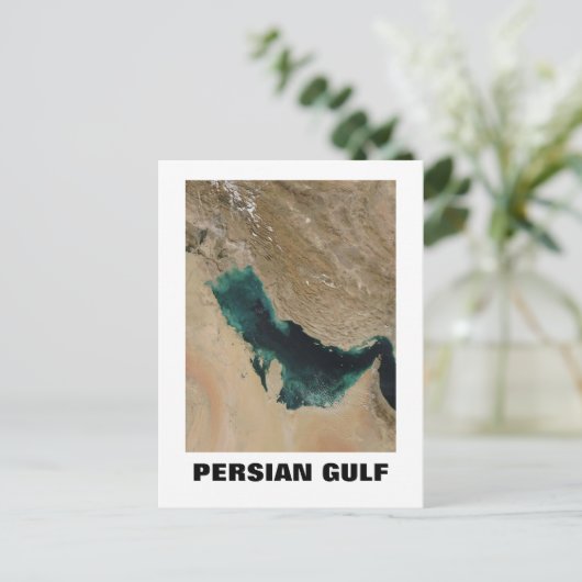 Persischer Golf Postkarte (Stehend Vorderseite)