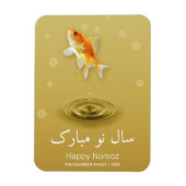 Persischer Happy New Year Norooz Fish Magnet (Vertikal)