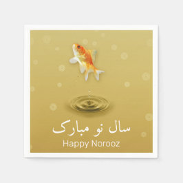Persischer Happy New Year Norooz Fish Serviette