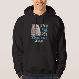 Persischer Katzenschlaf isst PET PERSIAN CATS REPE Hoodie