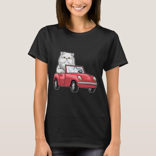 Persischer Katzenwagen T-Shirt (Vorderseite)