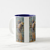 Persischer Krieger Zweifarbige Tasse (Vorderseite Links)