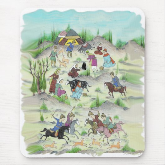 Persischer Kriegsszene Mousepad (Vorne)