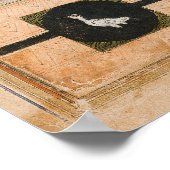 Persischer Literatur König und Bauer Poster (Ecke)