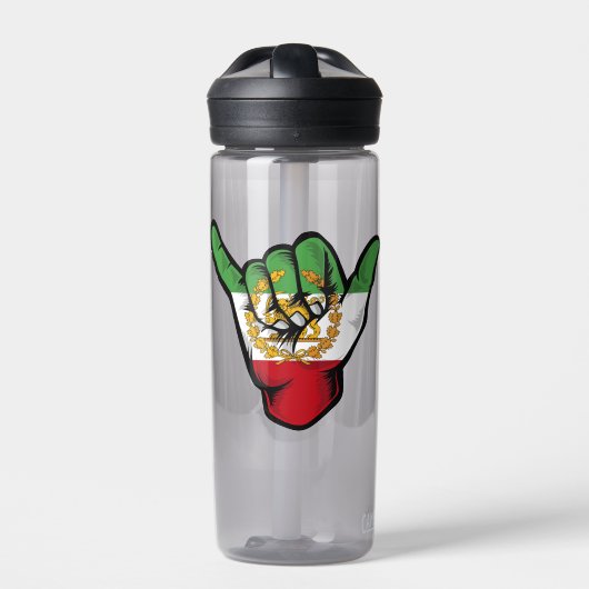 Persischer Löwe Schaka Hand Trinkflasche (Vorderseite)
