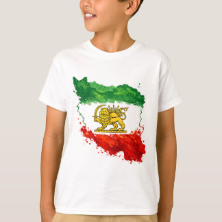 Persischer Löwe & Sonnen Kinder T-Shirt | Iran Kar