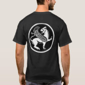 Persischer Löwe und Homa T-Shirt (Rückseite)