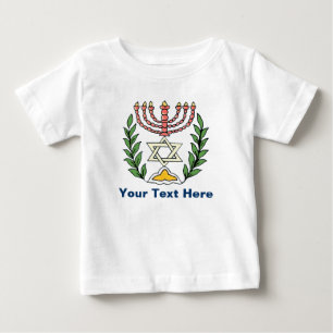 Persischer Magen David Menora Baby T-shirt