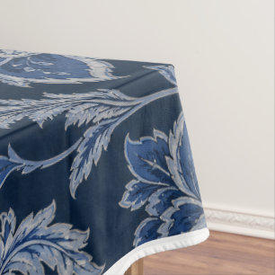Persischer Mitternachtsgarten Luxus Navy Blau Tischdecke